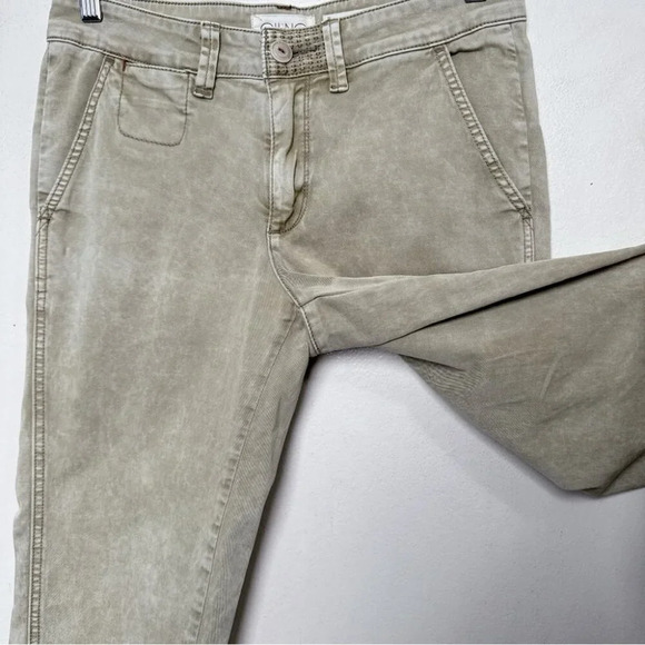 Anthropologie Womens 26 Relaxed Chino Pants In Khaki Color - Picture 8 of 15